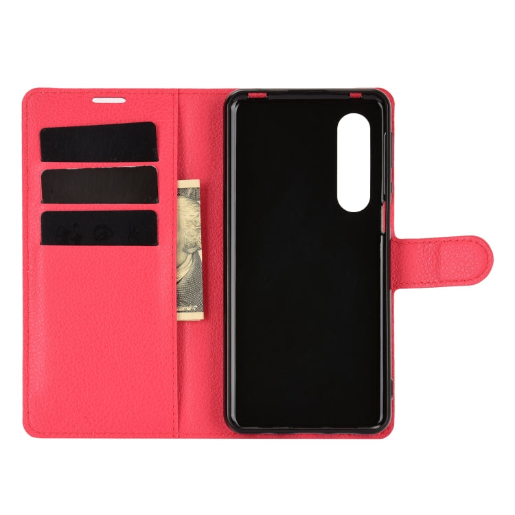 For AQUOS Sharp EP3 Litchi Texture Horizontal Flip Protective Case with Holder & Card Slots & Wallet