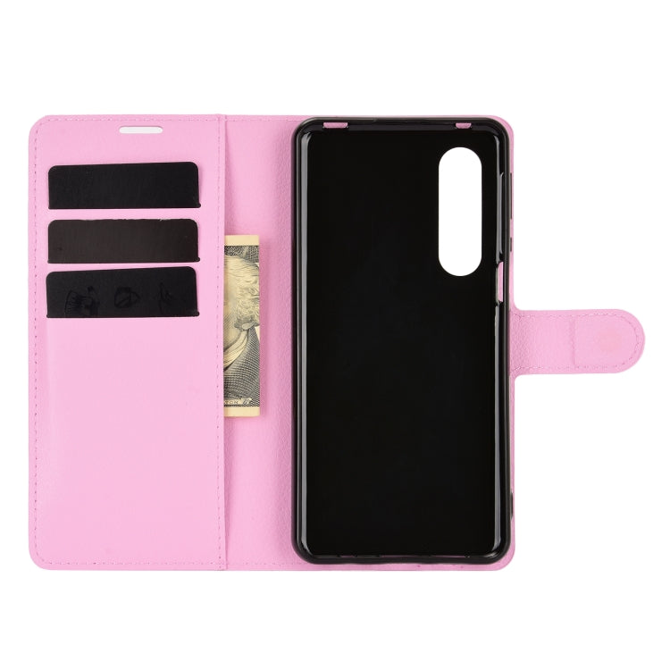 For AQUOS Sharp EP3 Litchi Texture Horizontal Flip Protective Case with Holder & Card Slots & Wallet