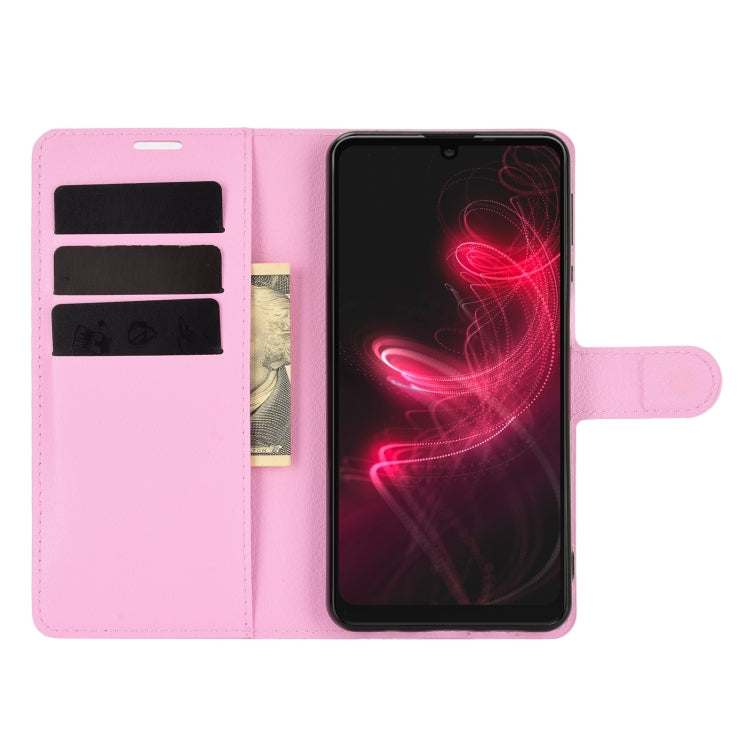 For AQUOS Sharp EP3 Litchi Texture Horizontal Flip Protective Case with Holder & Card Slots & Wallet
