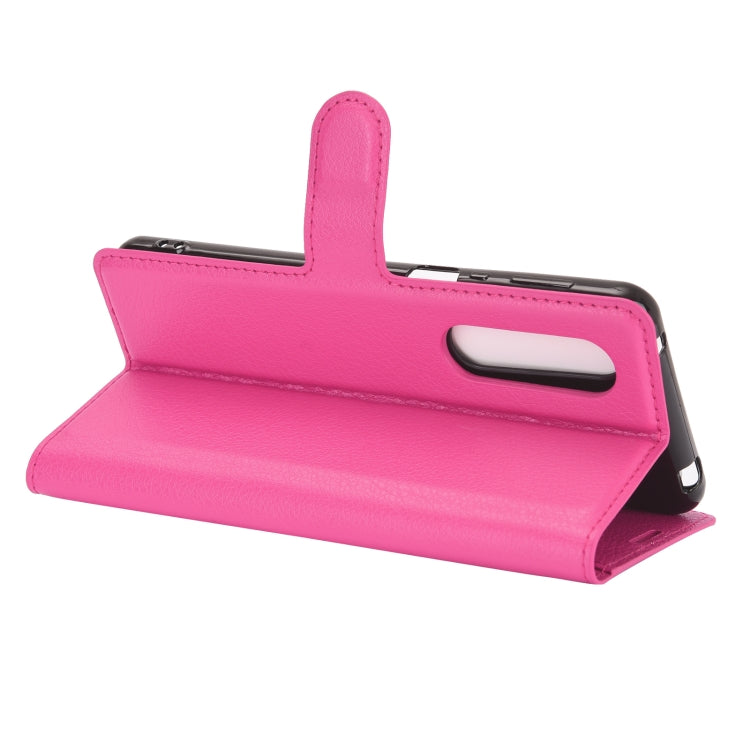 For AQUOS Sharp EP3 Litchi Texture Horizontal Flip Protective Case with Holder & Card Slots & Wallet