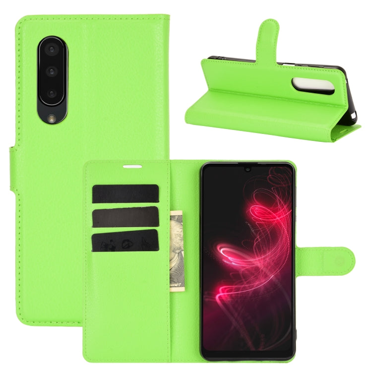 For AQUOS Sharp EP3 Litchi Texture Horizontal Flip Protective Case with Holder & Card Slots & Wallet