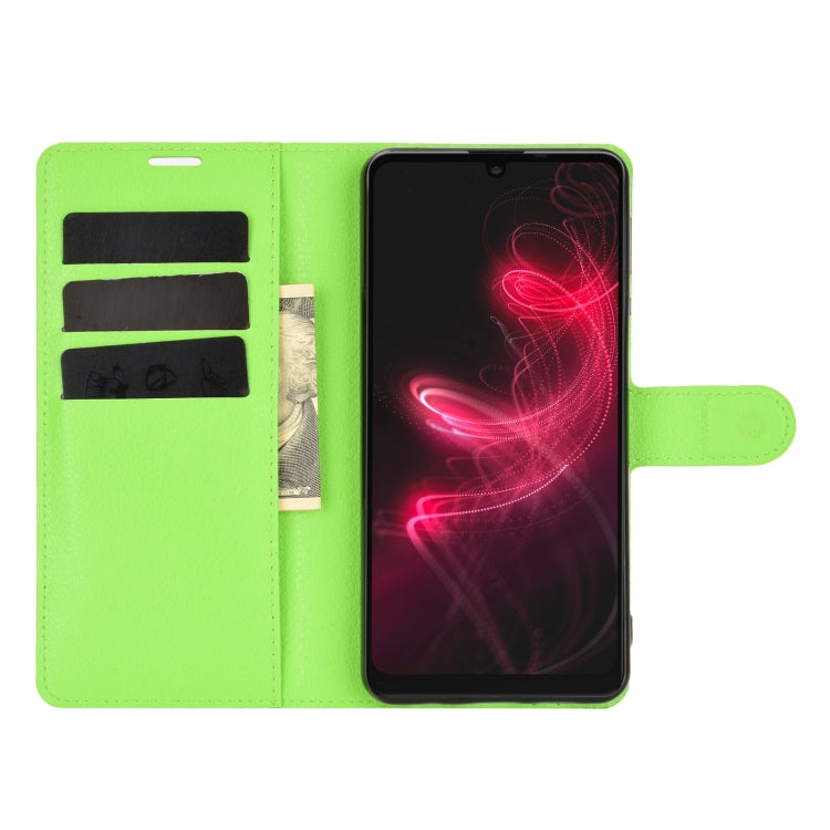 For AQUOS Sharp EP3 Litchi Texture Horizontal Flip Protective Case with Holder & Card Slots & Wallet