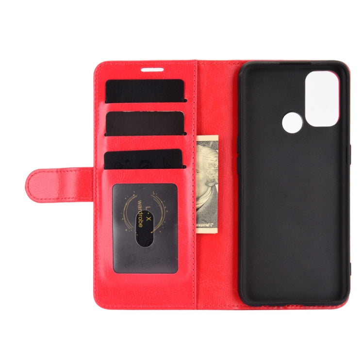 For OPPO A53 2020/OPPO A32 2020 R64 Texture Single Horizontal Flip Protective Case with Holder & Card Slots & Wallet& Photo Frame