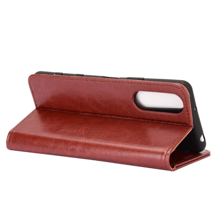 For Sony Xperia 5 II R64 Texture Single Horizontal Flip Protective Case with Holder & Card Slots & Wallet& Photo Frame