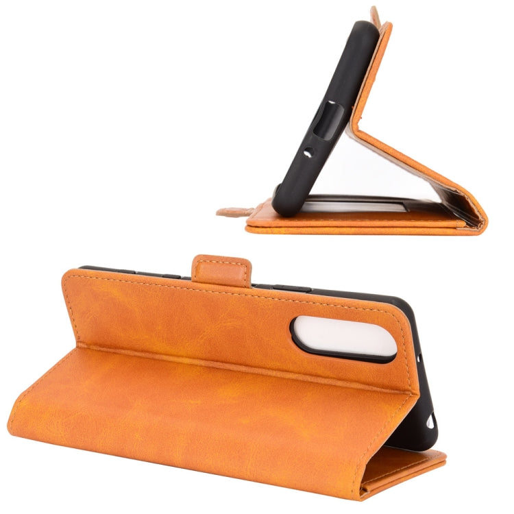 For Sony Xperia 5 II Dual-side Magnetic Buckle Horizontal Flip Leather Case with Holder & Card Slots & Wallet