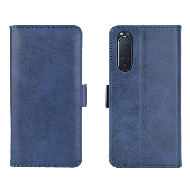 For Sony Xperia 5 II Dual-side Magnetic Buckle Horizontal Flip Leather Case with Holder & Card Slots & Wallet
