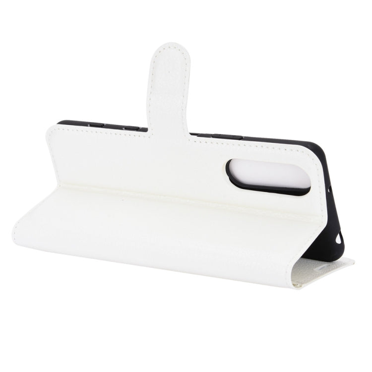 For Sony Xperia 5 II Litchi Texture Horizontal Flip Protective Case with Holder & Card Slots & Wallet