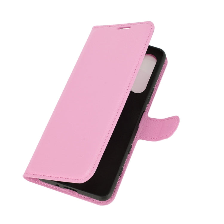 For Sony Xperia 5 II Litchi Texture Horizontal Flip Protective Case with Holder & Card Slots & Wallet