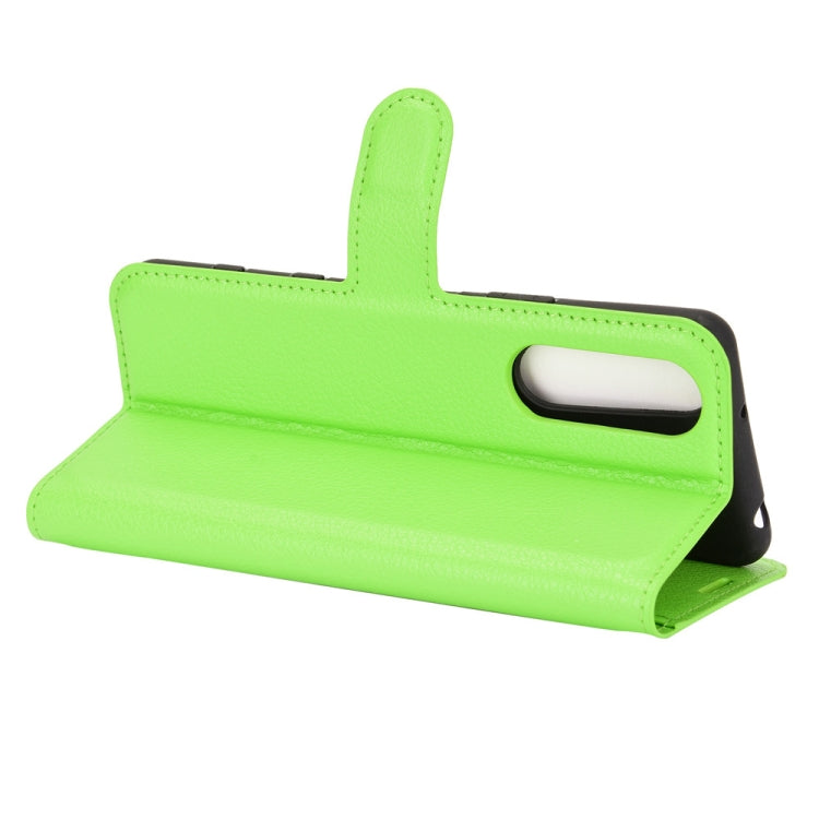 For Sony Xperia 5 II Litchi Texture Horizontal Flip Protective Case with Holder & Card Slots & Wallet