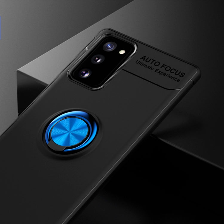For Samsung Galaxy S20 FE Metal Ring Holder 360 Degree Rotating TPU Case
