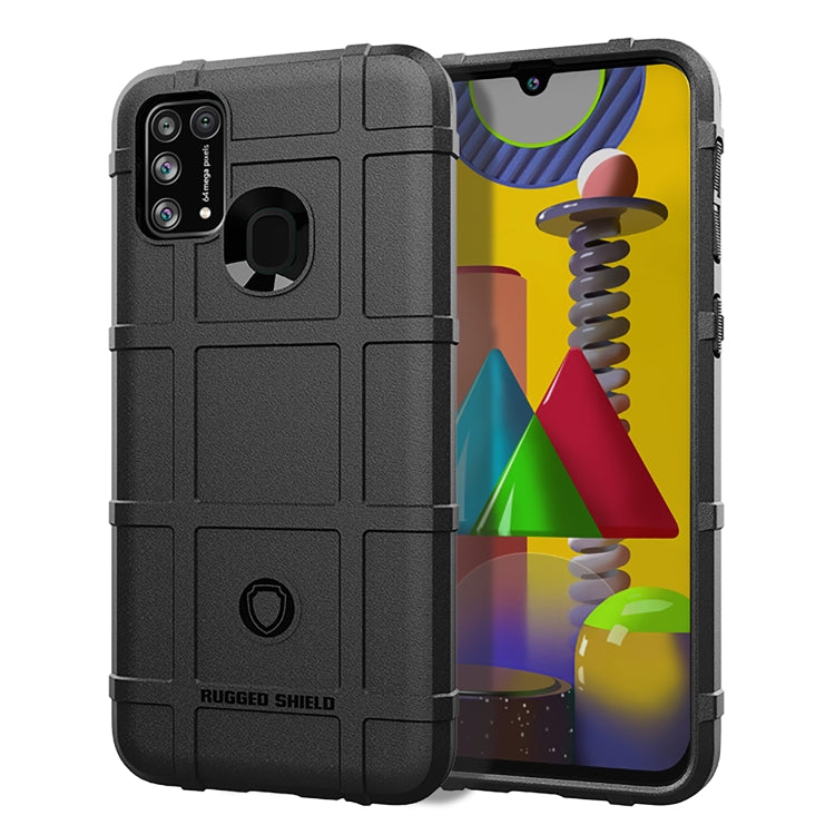 For Samsung Galaxy M51 (Back Fingerprint) Full Coverage Shockproof TPU Case