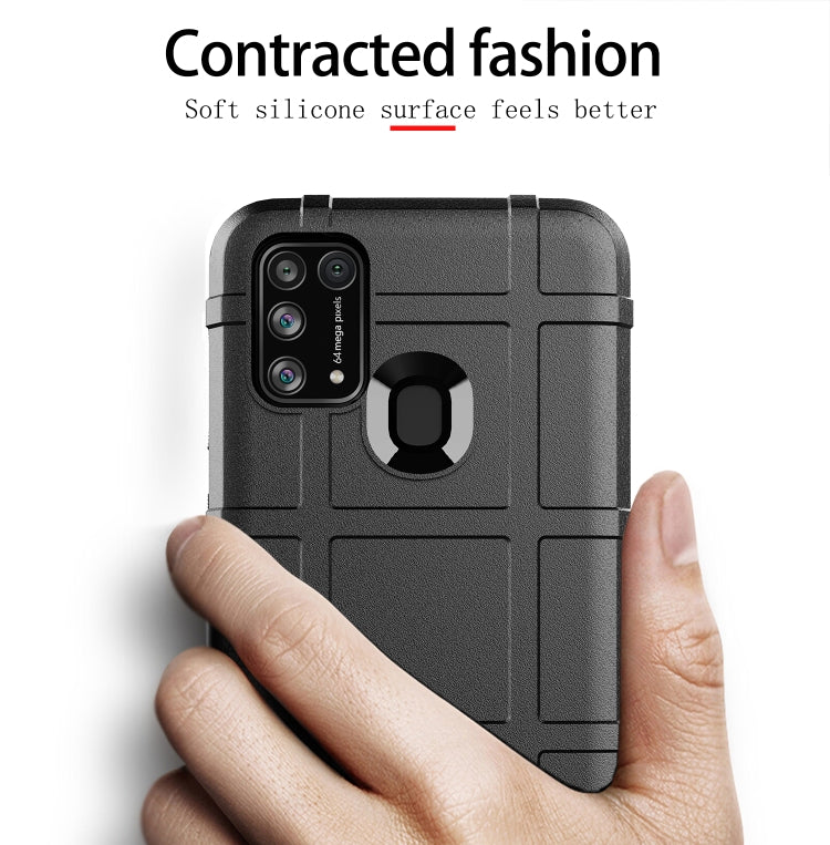 For Samsung Galaxy M51 (Back Fingerprint) Full Coverage Shockproof TPU Case