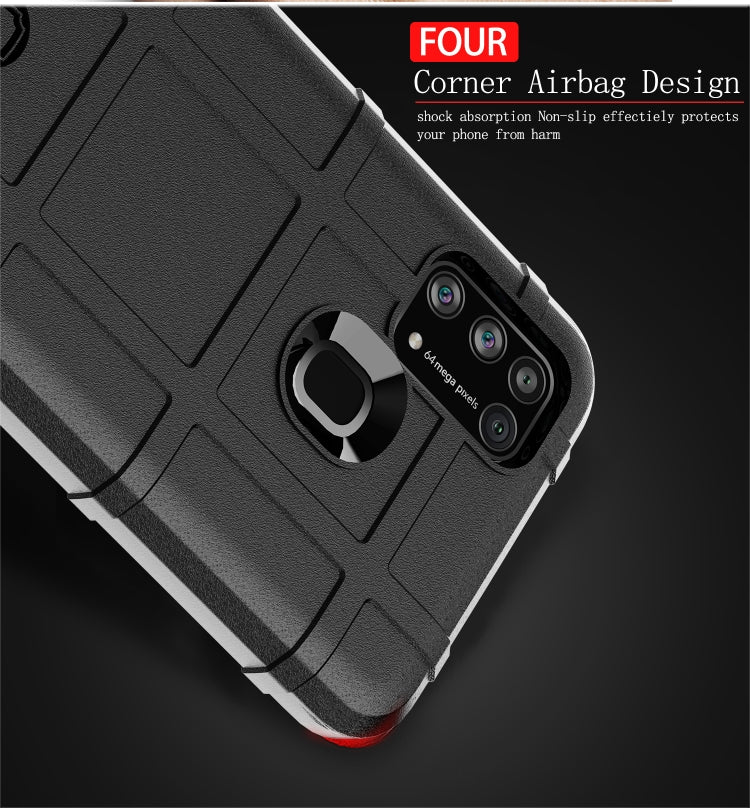 For Samsung Galaxy M51 (Back Fingerprint) Full Coverage Shockproof TPU Case
