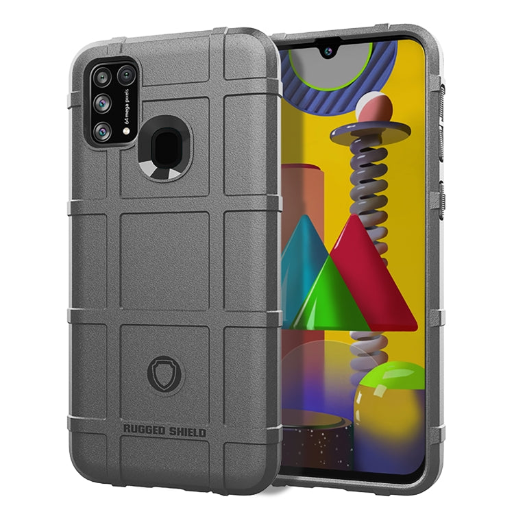 For Samsung Galaxy M51 (Back Fingerprint) Full Coverage Shockproof TPU Case