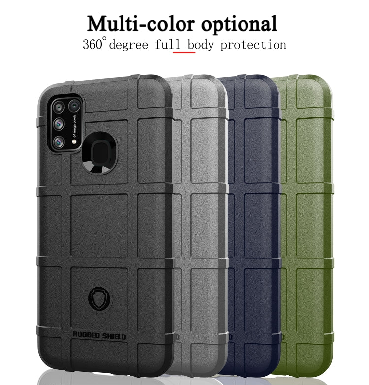 For Samsung Galaxy M51 (Back Fingerprint) Full Coverage Shockproof TPU Case