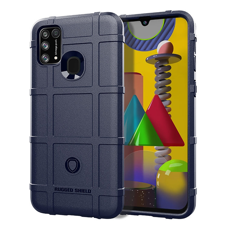 For Samsung Galaxy M51 (Back Fingerprint) Full Coverage Shockproof TPU Case