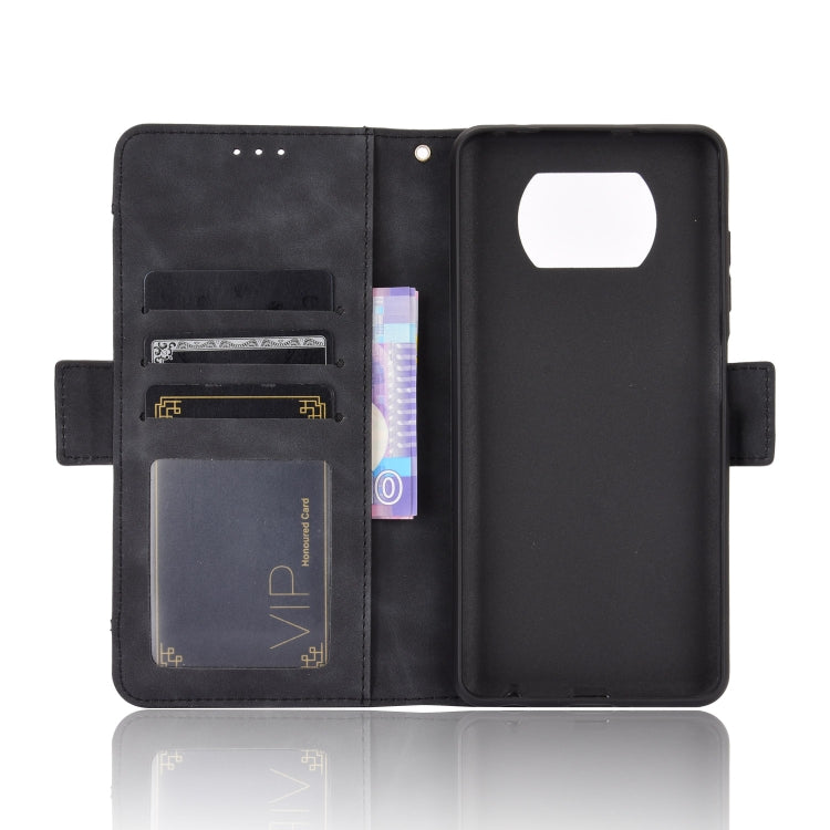 For Xiaomi Poco X3 Pro / Poco X3 / Poco X3 NFC Wallet Style Skin Feel Calf Pattern Leather Case with Separate Card Slot