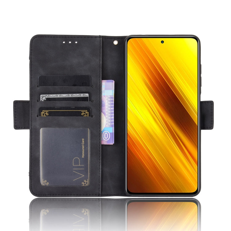 For Xiaomi Poco X3 Pro / Poco X3 / Poco X3 NFC Wallet Style Skin Feel Calf Pattern Leather Case with Separate Card Slot
