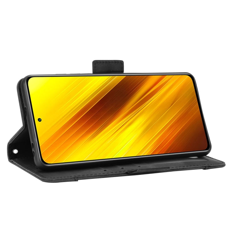 For Xiaomi Poco X3 Pro / Poco X3 / Poco X3 NFC Wallet Style Skin Feel Calf Pattern Leather Case with Separate Card Slot