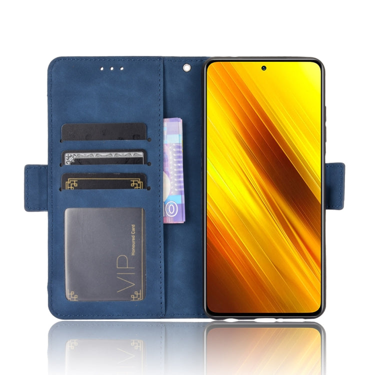 For Xiaomi Poco X3 Pro / Poco X3 / Poco X3 NFC Wallet Style Skin Feel Calf Pattern Leather Case with Separate Card Slot