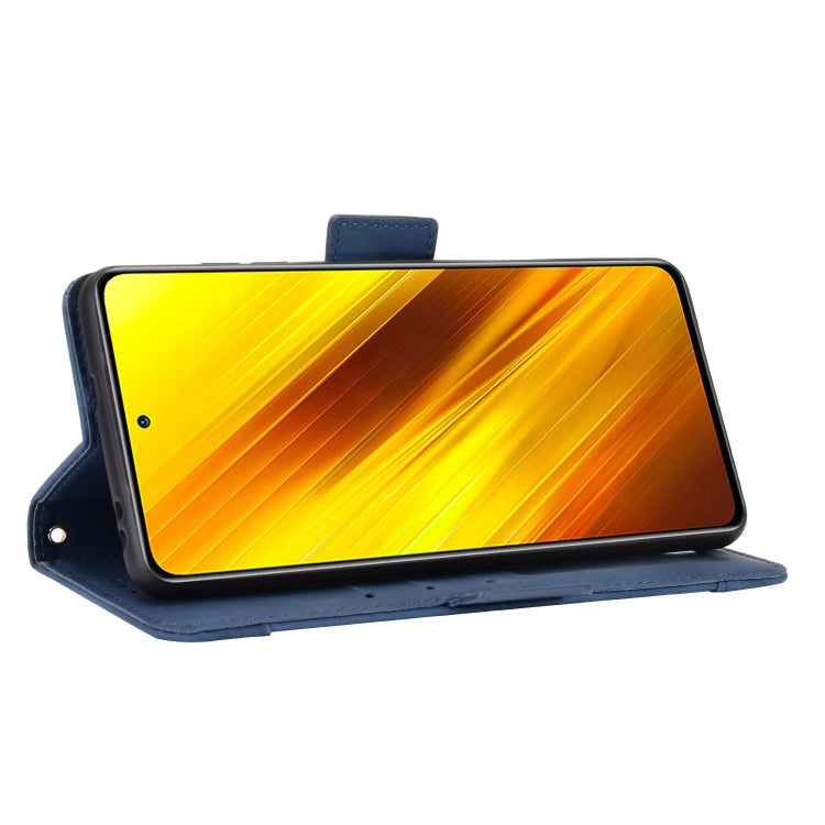 For Xiaomi Poco X3 Pro / Poco X3 / Poco X3 NFC Wallet Style Skin Feel Calf Pattern Leather Case with Separate Card Slot