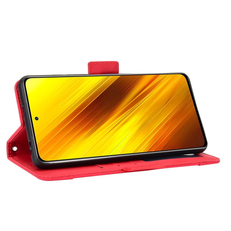 For Xiaomi Poco X3 Pro / Poco X3 / Poco X3 NFC Wallet Style Skin Feel Calf Pattern Leather Case with Separate Card Slot