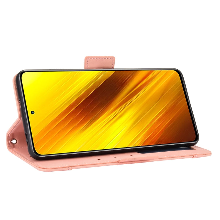 For Xiaomi Poco X3 Pro / Poco X3 / Poco X3 NFC Wallet Style Skin Feel Calf Pattern Leather Case with Separate Card Slot
