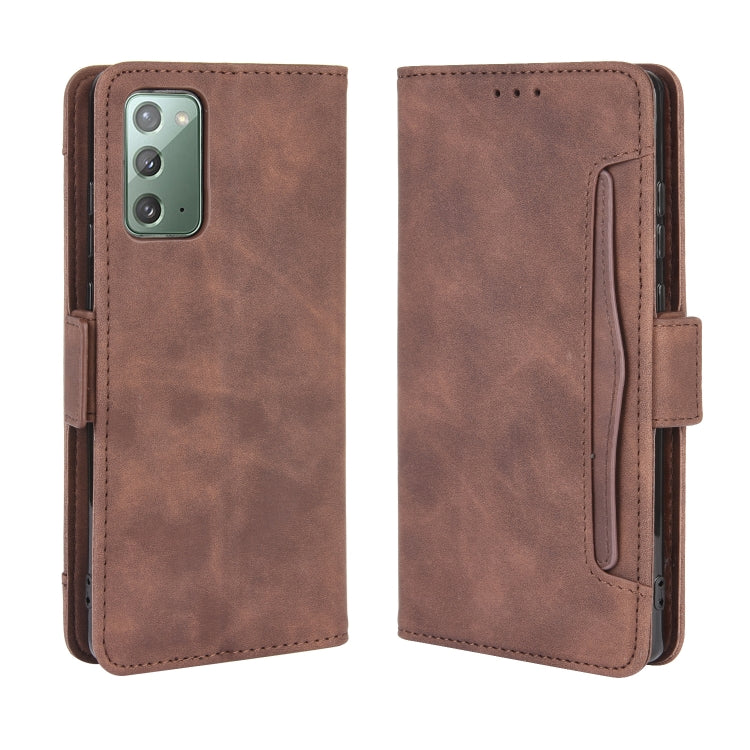 For Samsung Galaxy S20 FE 4G / 5G Wallet Style Skin Feel Calf Pattern Leather Case with Separate Card Slot