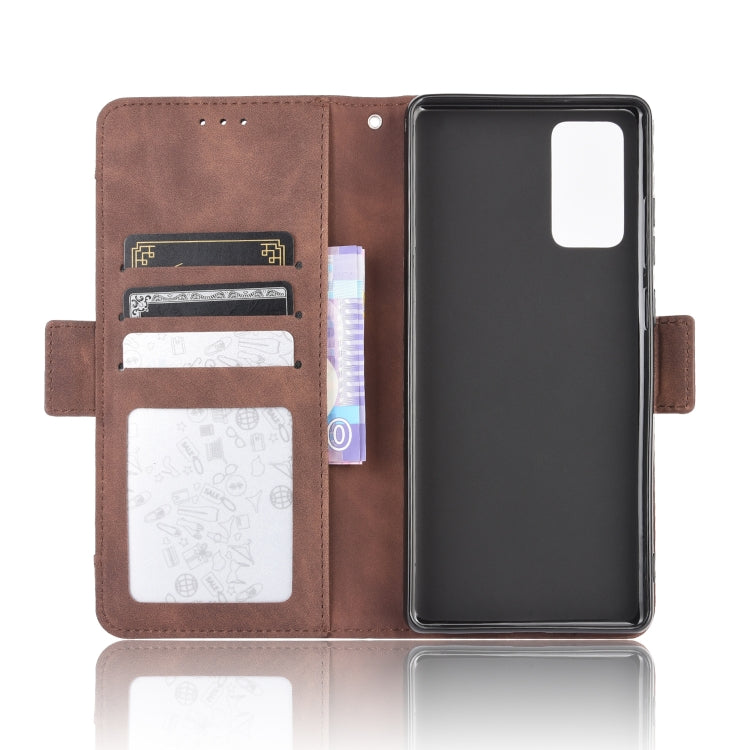 For Samsung Galaxy S20 FE 4G / 5G Wallet Style Skin Feel Calf Pattern Leather Case with Separate Card Slot