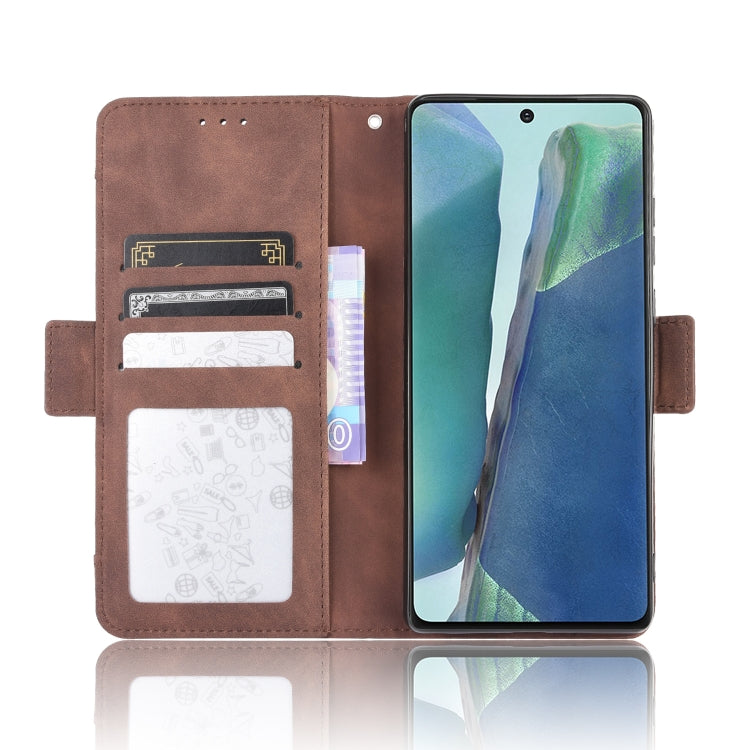 For Samsung Galaxy S20 FE 4G / 5G Wallet Style Skin Feel Calf Pattern Leather Case with Separate Card Slot