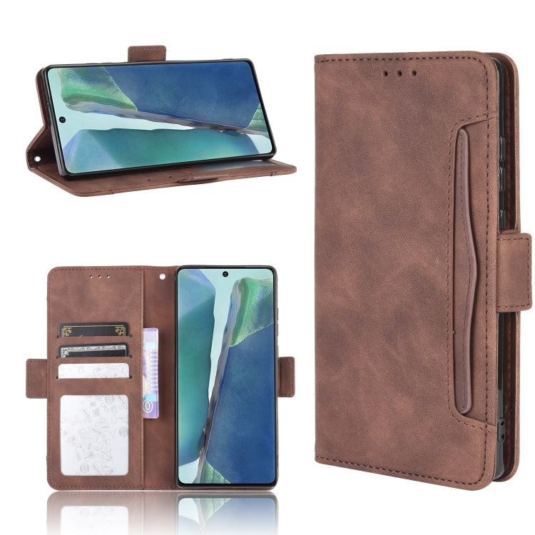 For Samsung Galaxy S20 FE 4G / 5G Wallet Style Skin Feel Calf Pattern Leather Case with Separate Card Slot