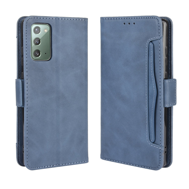 For Samsung Galaxy S20 FE 4G / 5G Wallet Style Skin Feel Calf Pattern Leather Case with Separate Card Slot