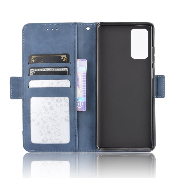 For Samsung Galaxy S20 FE 4G / 5G Wallet Style Skin Feel Calf Pattern Leather Case with Separate Card Slot