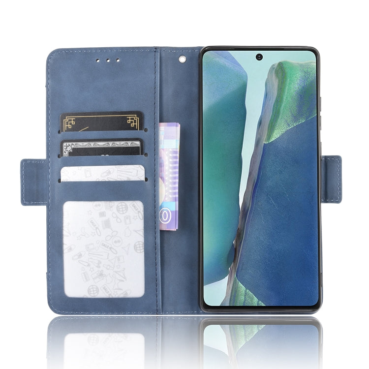 For Samsung Galaxy S20 FE 4G / 5G Wallet Style Skin Feel Calf Pattern Leather Case with Separate Card Slot