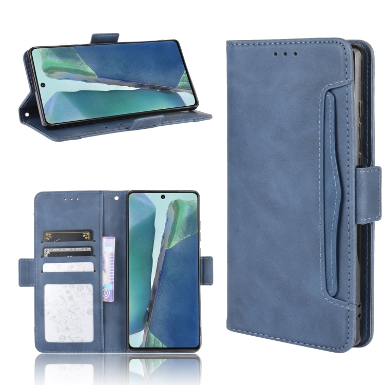 For Samsung Galaxy S20 FE 4G / 5G Wallet Style Skin Feel Calf Pattern Leather Case with Separate Card Slot