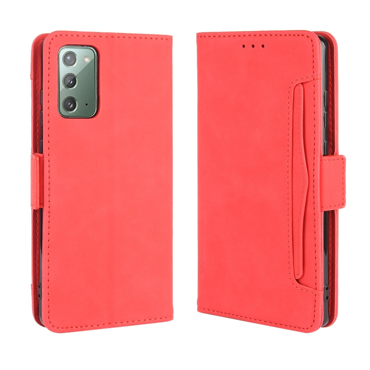 For Samsung Galaxy S20 FE 4G / 5G Wallet Style Skin Feel Calf Pattern Leather Case with Separate Card Slot