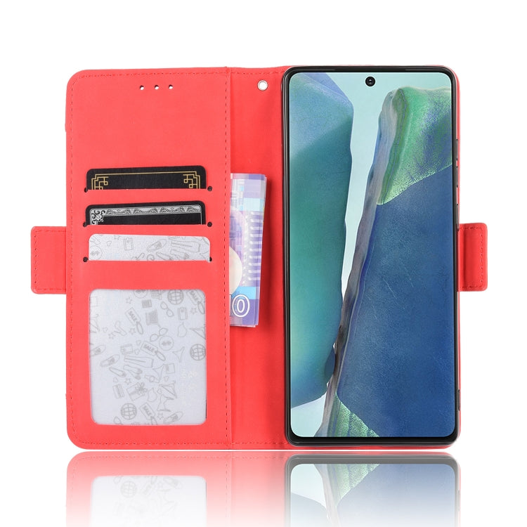 For Samsung Galaxy S20 FE 4G / 5G Wallet Style Skin Feel Calf Pattern Leather Case with Separate Card Slot