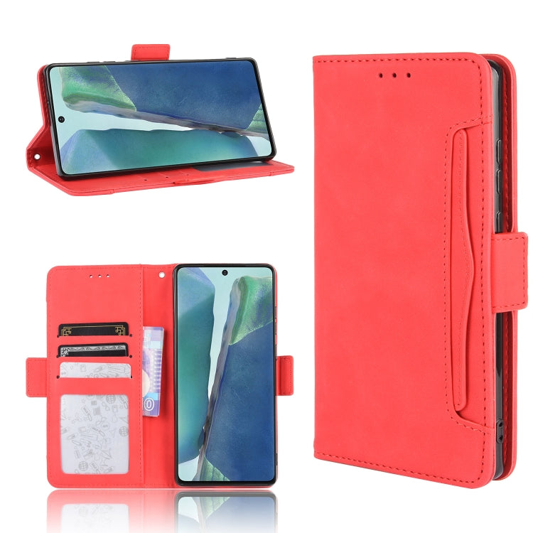 For Samsung Galaxy S20 FE 4G / 5G Wallet Style Skin Feel Calf Pattern Leather Case with Separate Card Slot