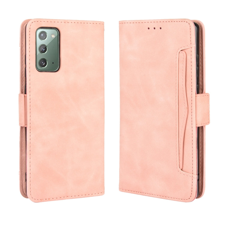 For Samsung Galaxy S20 FE 4G / 5G Wallet Style Skin Feel Calf Pattern Leather Case with Separate Card Slot