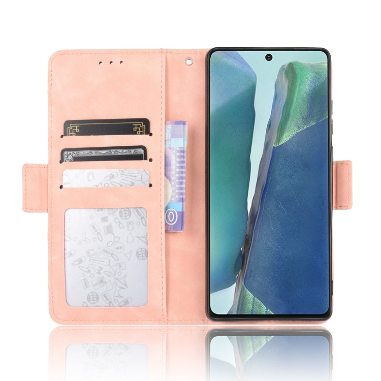 For Samsung Galaxy S20 FE 4G / 5G Wallet Style Skin Feel Calf Pattern Leather Case with Separate Card Slot