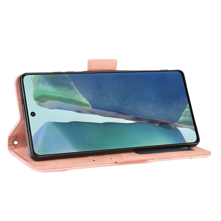 For Samsung Galaxy S20 FE 4G / 5G Wallet Style Skin Feel Calf Pattern Leather Case with Separate Card Slot
