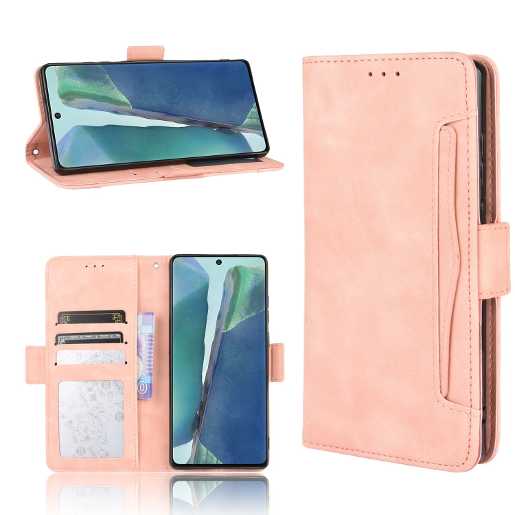 For Samsung Galaxy S20 FE 4G / 5G Wallet Style Skin Feel Calf Pattern Leather Case with Separate Card Slot