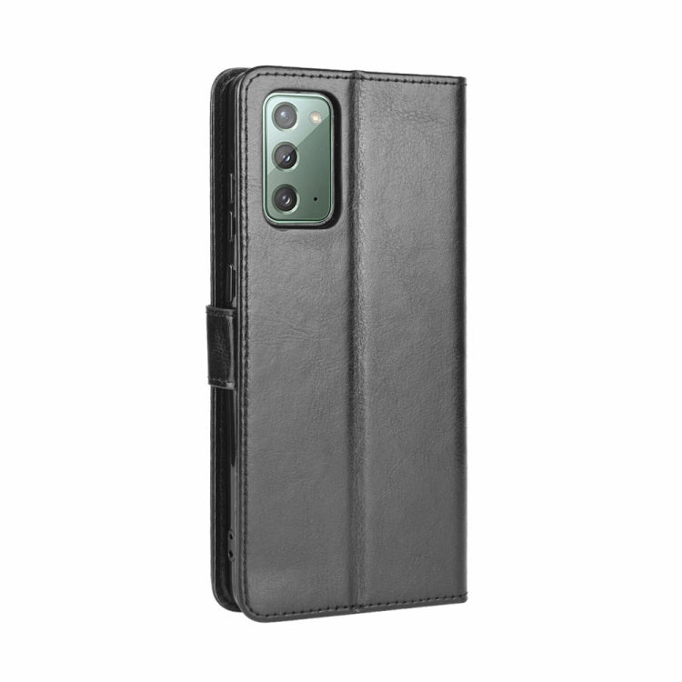 For Samsung Galaxy S20 FE 4G / 5G Retro Crazy Horse Texture Horizontal Flip Leather Case with Holder & Card Slots & Photo Frame