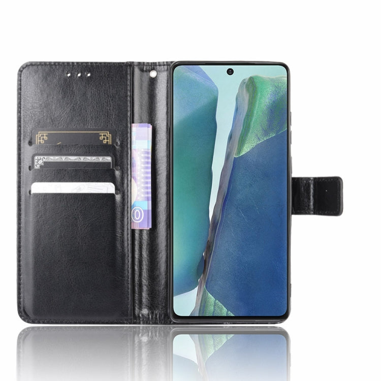 For Samsung Galaxy S20 FE 4G / 5G Retro Crazy Horse Texture Horizontal Flip Leather Case with Holder & Card Slots & Photo Frame