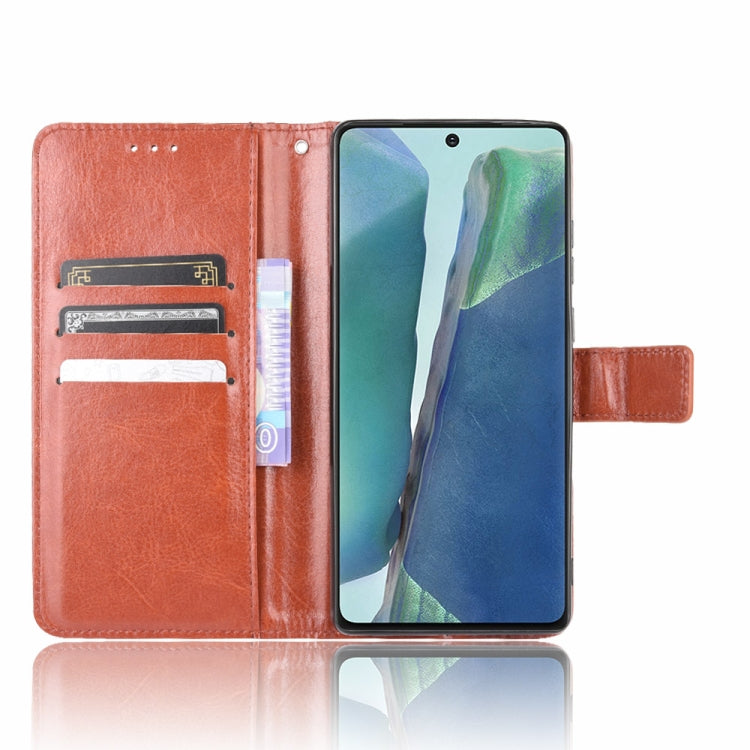 For Samsung Galaxy S20 FE 4G / 5G Retro Crazy Horse Texture Horizontal Flip Leather Case with Holder & Card Slots & Photo Frame