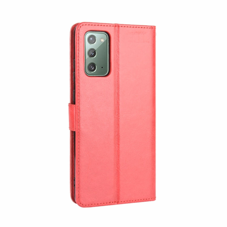 For Samsung Galaxy S20 FE 4G / 5G Retro Crazy Horse Texture Horizontal Flip Leather Case with Holder & Card Slots & Photo Frame