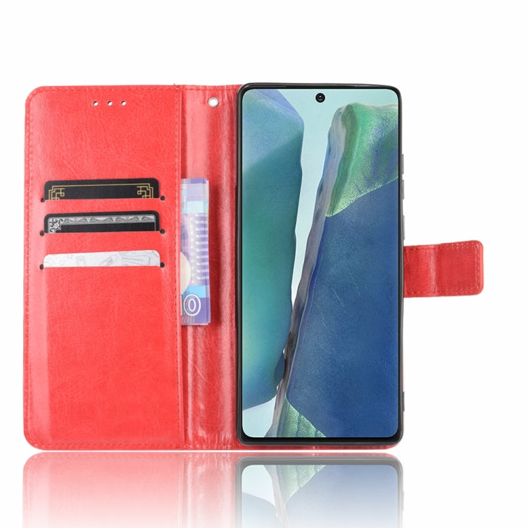 For Samsung Galaxy S20 FE 4G / 5G Retro Crazy Horse Texture Horizontal Flip Leather Case with Holder & Card Slots & Photo Frame