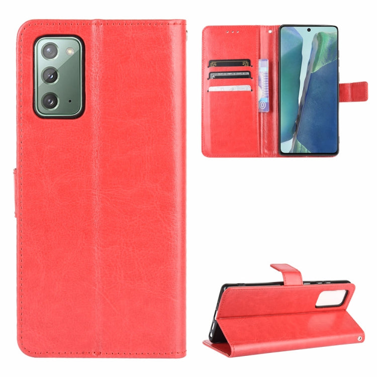 For Samsung Galaxy S20 FE 4G / 5G Retro Crazy Horse Texture Horizontal Flip Leather Case with Holder & Card Slots & Photo Frame