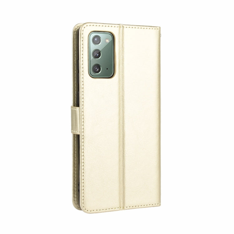 For Samsung Galaxy S20 FE 4G / 5G Retro Crazy Horse Texture Horizontal Flip Leather Case with Holder & Card Slots & Photo Frame