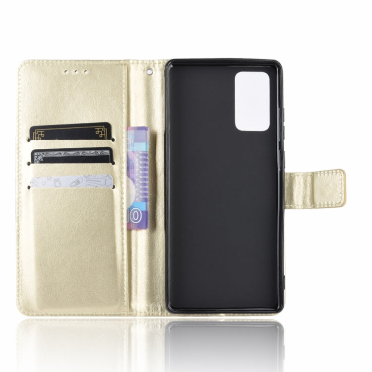 For Samsung Galaxy S20 FE 4G / 5G Retro Crazy Horse Texture Horizontal Flip Leather Case with Holder & Card Slots & Photo Frame